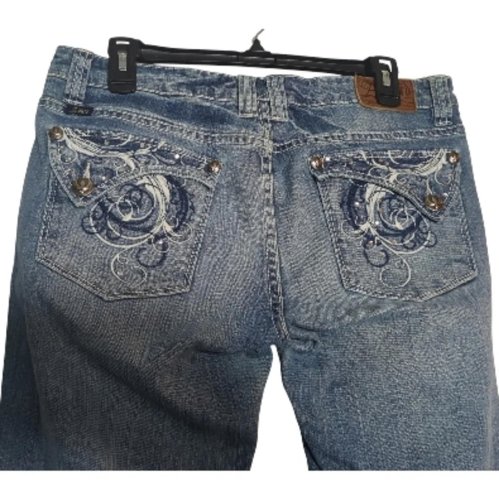 Adiktd Size 10 Embellished Bootcut Jeans Coastal Cowgirl Festival Elevated Basic